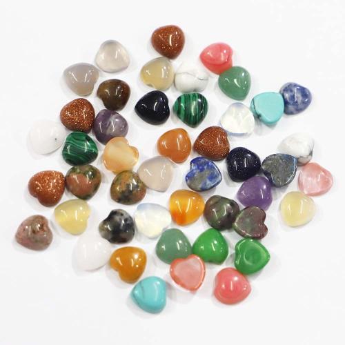 Gemstone Cabochons, Natural Stone, Heart, DIY 