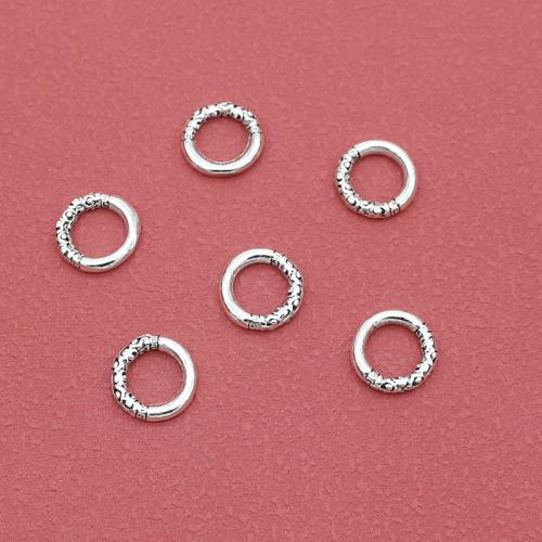 Zinc Alloy Linking Ring, Donut, silver color plated, DIY Inner Approx 8mm, Approx 