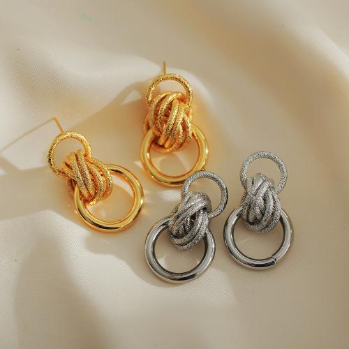 Brass Drop Earring, plated, fashion jewelry 