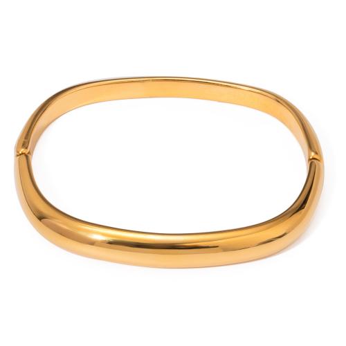 Stainless Steel Bangle, 304 Stainless Steel, fashion jewelry & for woman, gold 