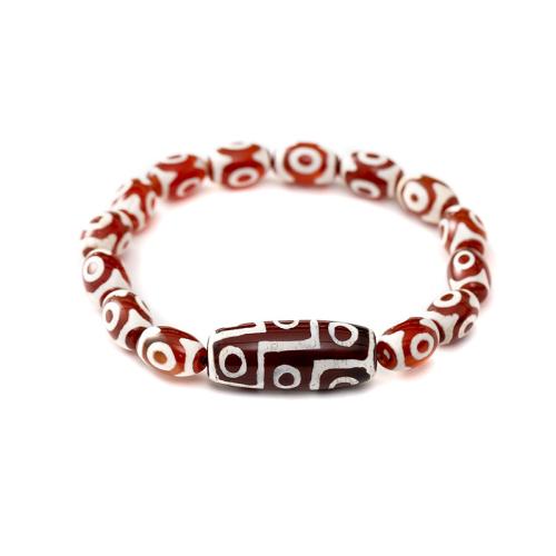 Pulsera de Ágata Tibetana, hecho a mano, unisexo & diferentes estilos para la opción, más colores para la opción, Vendido por UD