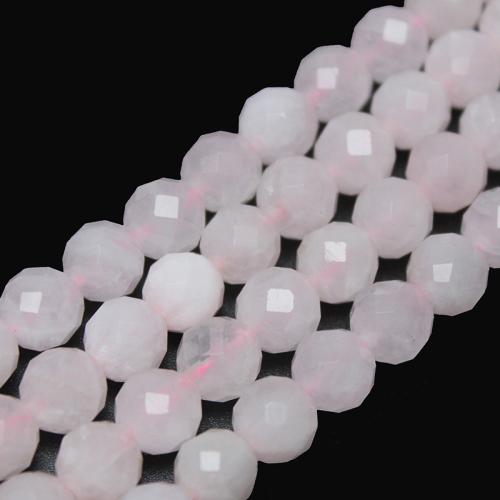 Natural Rose Quartz Beads, Round, polished, DIY & faceted, Grade AAAAA [