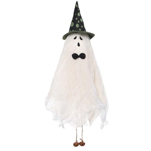 Etamine Halloween Ornaments, with Non-woven Fabrics, Ghost, hanging 