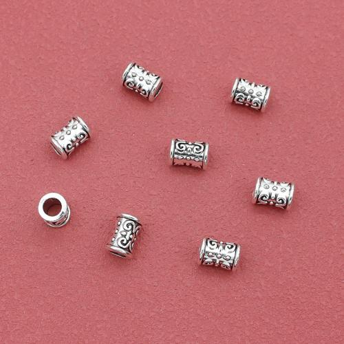 Zinklegierung Zwischenperlen, silberfarben plattiert, DIY, 9x7mm, Bohrung:ca. 4mm, ca. 200PCs/Tasche, verkauft von Tasche[