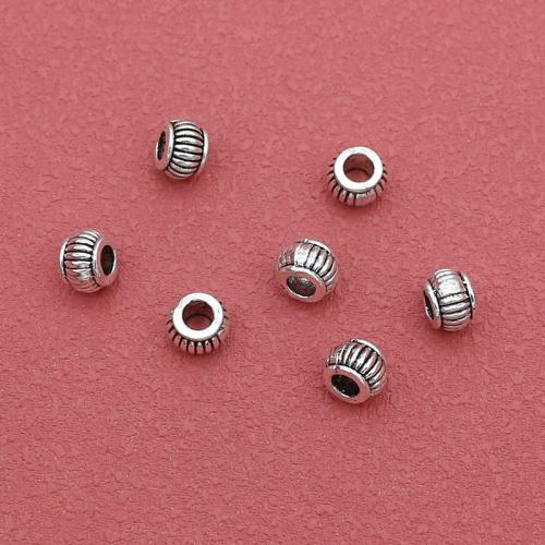 Abalorios Separador de Aleación de Zinc, Calabaza, chapado en color de plata, Bricolaje, 7x5mm, agujero:aproximado 3.2mm, aproximado 200PCs/Bolsa, Vendido por Bolsa[