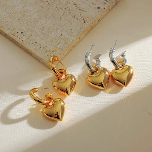 Brass Drop Earring, plated, fashion jewelry 