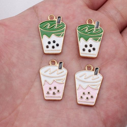 Zinc Alloy Enamel Pendants, plated, DIY 