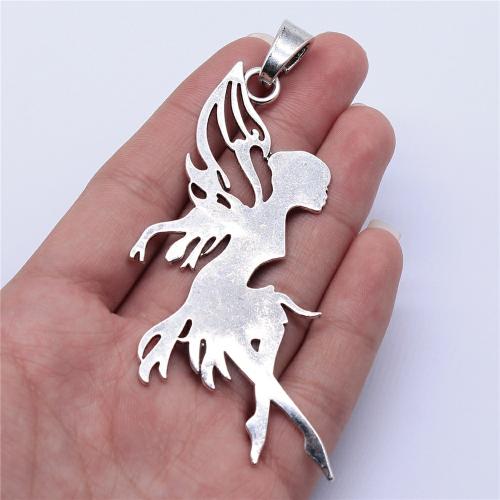 Zinc Alloy Jewelry Pendants, Spirit, antique silver color plated, DIY 