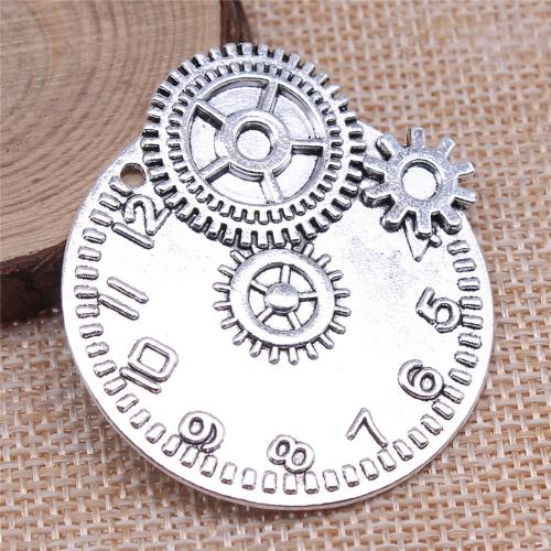 Zinc Alloy Jewelry Pendants, Gear Wheel, plated, DIY 