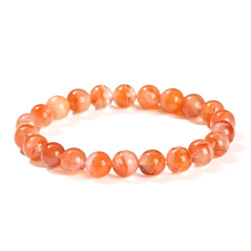 Yunnan Red Agate Bracelet, Round, handmade, vintage & for woman beads length 8-9mm Approx 6-8 Inch 