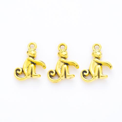 Zinc Alloy Animal Pendants, Monkey, DIY [