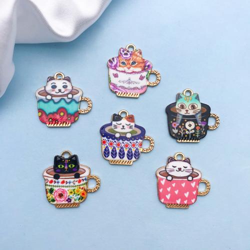 Zinc Alloy Enamel Pendants, DIY [