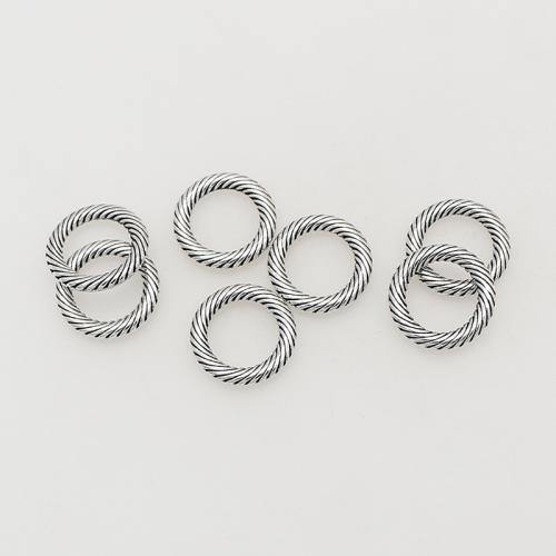 Zinc Alloy Linking Ring, Donut, silver color plated, DIY, 13mm, Inner Approx 8mm, Approx 