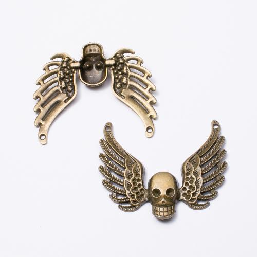 Zinc Alloy Skull Pendants, DIY [