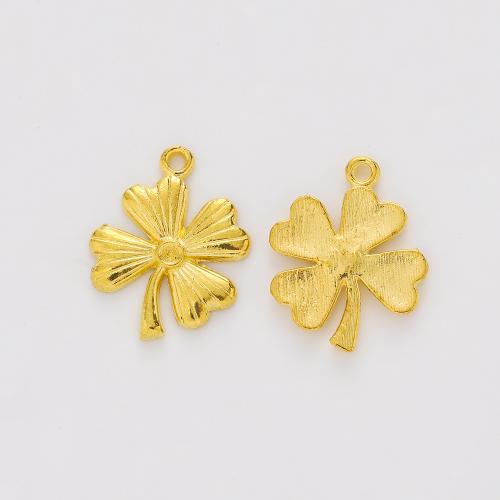 Zinc Alloy Clover Pendant, Four Leaf Clover, DIY [