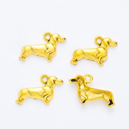 Zinc Alloy Animal Pendants, Dog, DIY 