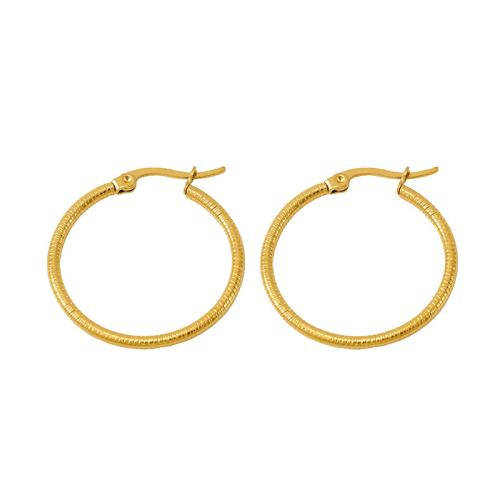 Stainless Steel Leverback Earring, 304 Stainless Steel, 18K gold plated, fashion jewelry & for woman 