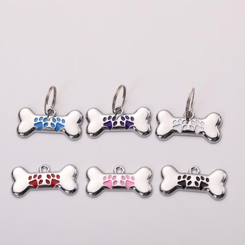 Zinc Alloy Pet Tag, DIY & enamel 