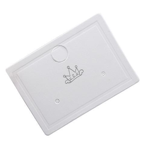 Fashion Jewelry Display Card, Paper, multifunctional white [