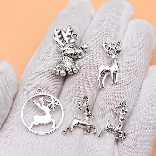 Zinc Alloy Animal Pendants, antique silver color plated, DIY [