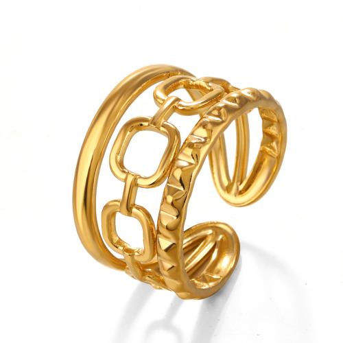 Edelstahl Fingerring, 304 Edelstahl, plattiert, Modeschmuck, keine, verkauft von PC