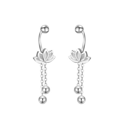 Boucle d'oreille goutte argent sterling, argent sterling 925, pour femme, argent, Vendu par paire