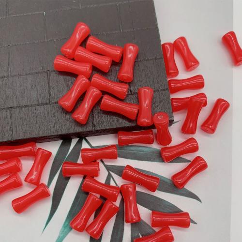 Solide Acryl Perlen, Bambus, DIY, keine, 12x5mm, verkauft von PC