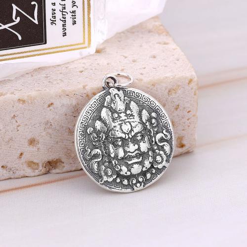 Sterling Silver Pendants, 925 Sterling Silver, DIY, 18mm 