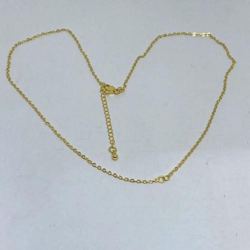 Brass Jewelry Necklace, DIY Approx 45 cm, Approx 