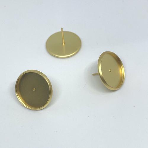 Brass Earring Stud Component, DIY Approx 