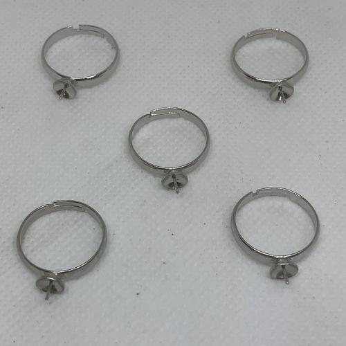 Messing Ringfassung, DIY, Innendurchmesser:ca. 17mm, ca. 100PCs/Tasche, verkauft von Tasche