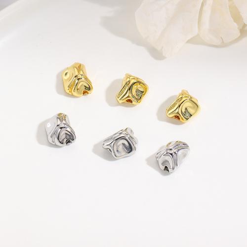 Brass Jewelry Beads, irregular, plated, DIY 