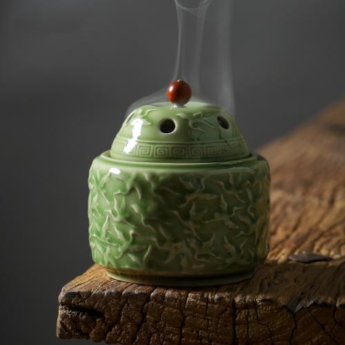 Porcelain Incense Burner, handmade, for home and office & durable [