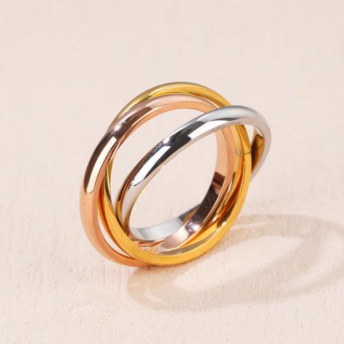 Titanium Steel Finger Ring, fashion jewelry & for woman 