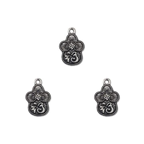 Zinc Alloy Jewelry Pendants, antique silver color plated, DIY Approx 