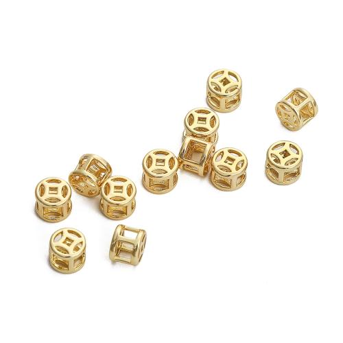 Brass Spacer Beads, plated, DIY, golden [