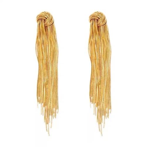 Fashion Fringe Earrings, Zinklegierung, Modeschmuck & für Frau, keine, 100mm, verkauft von Paar