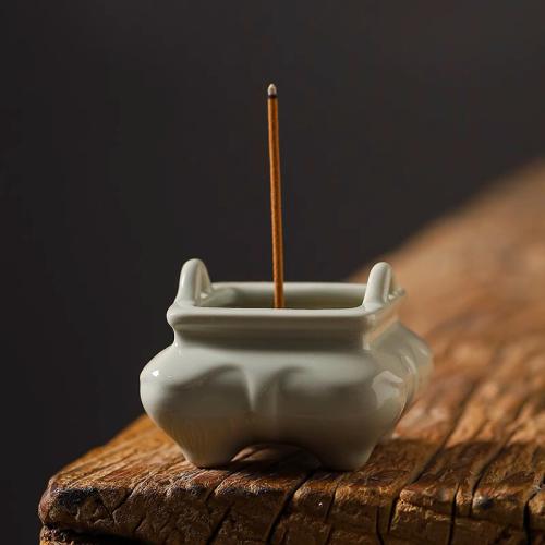 Porcelain Incense Burner, handmade, for home and office & durable 