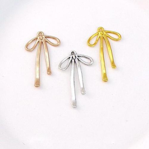 Zinc Alloy Bowkont Pendants, Bowknot, plated, DIY Approx [