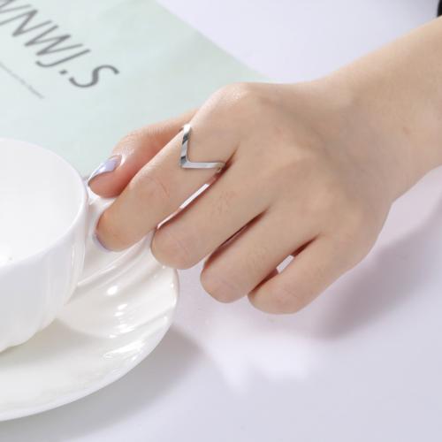 Titanium Steel Finger Ring, plated, for woman 