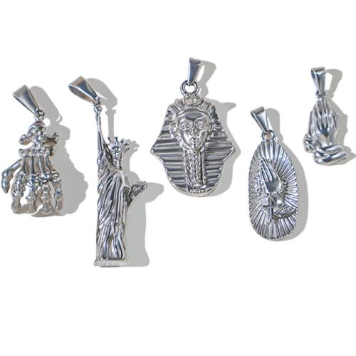 Stainless Steel Pendants, 304 Stainless Steel, plated, DIY 