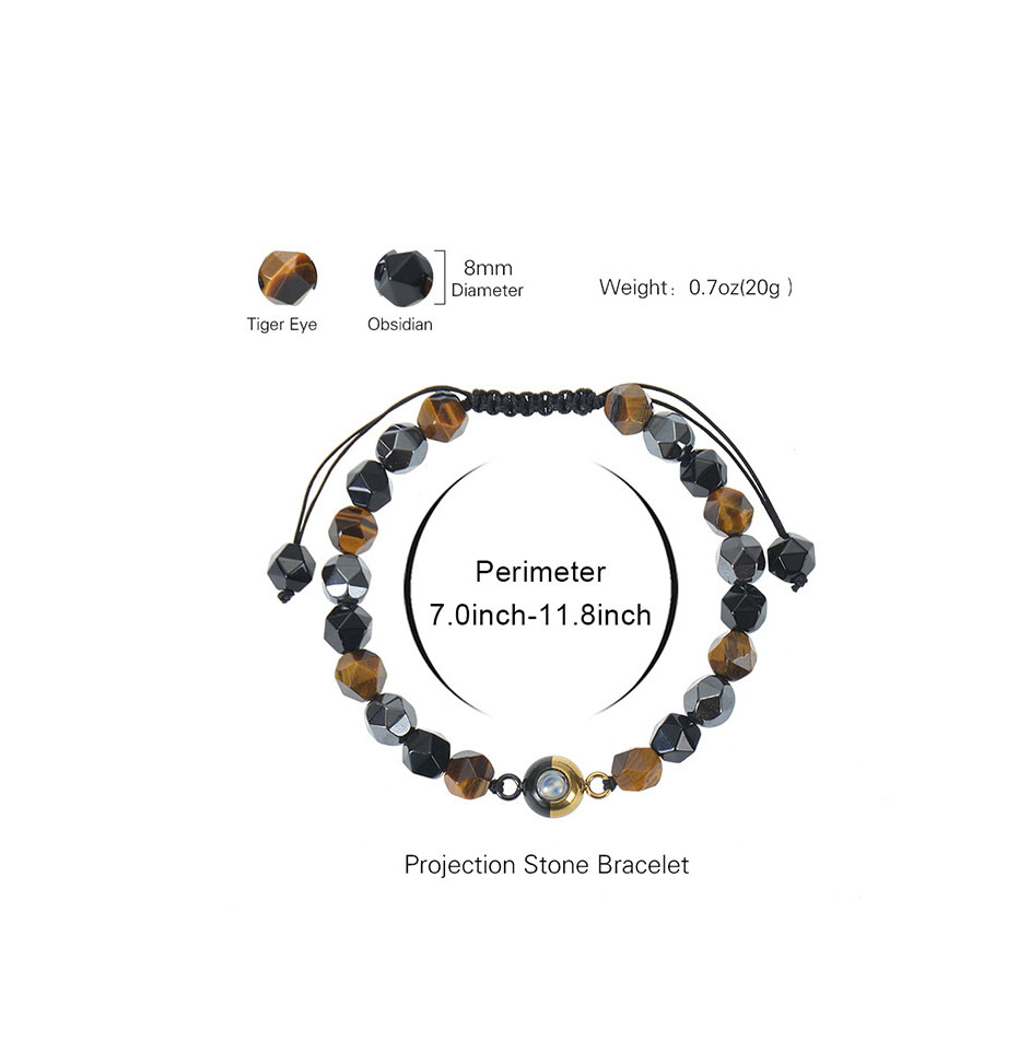 Pulsera de Piedras Preciosas, con Hilo elástico, diferentes materiales para la opción & unisexo & Modificado para requisitos particulares, más colores para la opción, Vendido por UD