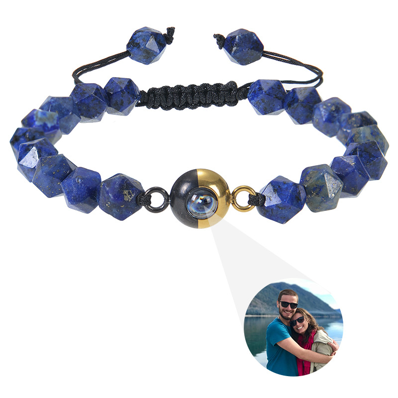 Pulsera de Piedras Preciosas, con Hilo elástico, diferentes materiales para la opción & unisexo & Modificado para requisitos particulares, más colores para la opción, Vendido por UD