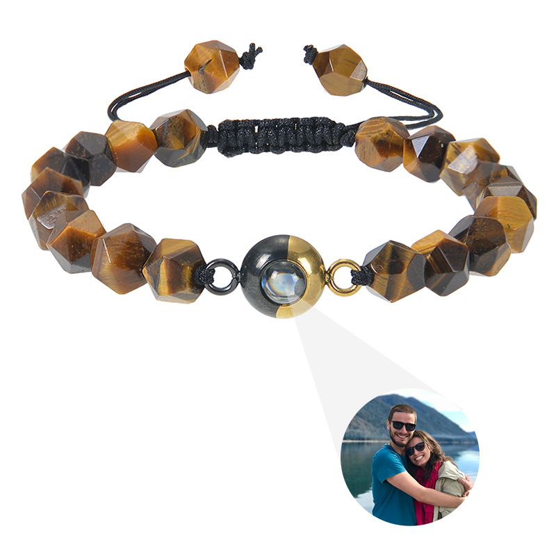 Pulsera de Piedras Preciosas, con Hilo elástico, diferentes materiales para la opción & unisexo & Modificado para requisitos particulares, más colores para la opción, Vendido por UD