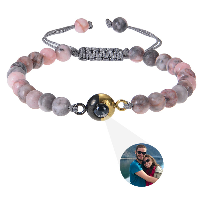 Pulsera de Piedras Preciosas, con Hilo elástico, diferentes materiales para la opción & unisexo & Modificado para requisitos particulares, más colores para la opción, Vendido por UD