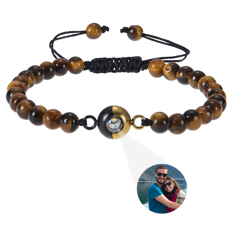 Pulsera de Piedras Preciosas, con Hilo elástico, diferentes materiales para la opción & unisexo & Modificado para requisitos particulares, más colores para la opción, Vendido por UD