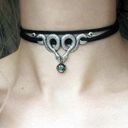 Mode Collier Choker, alliage de zinc, avec 6cm chaînes de rallonge, bijoux de mode & pour femme, argent Environ 34 cm, Vendu par PC