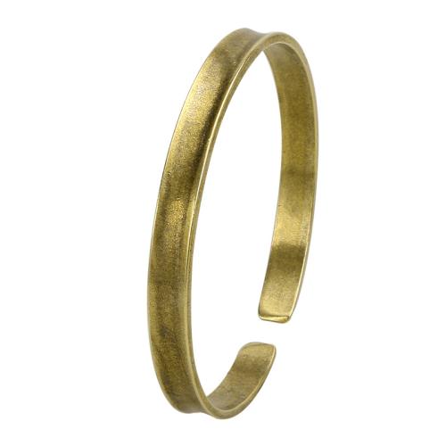 Brass Cuff Bangle, fashion jewelry & for woman, golden, Inner Approx 58mm 