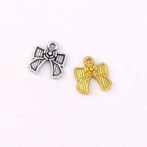 Zinc Alloy Bowkont Pendants, Bowknot, plated, DIY Approx [