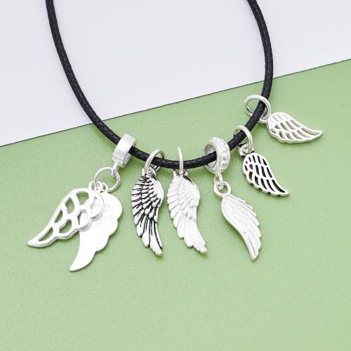 Sterling Silver Pendants, 925 Sterling Silver, Wing Shape, DIY 